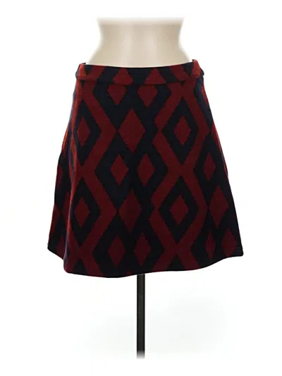 Pre-owned Vero Moda Casual Skirt In Burgundy