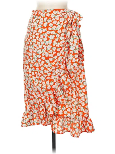 Pre-owned Vero Moda Casual Skirt In Orange