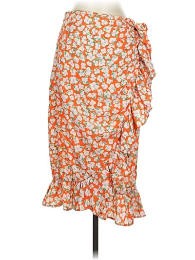 Pre-owned Vero Moda Casual Skirt In Orange