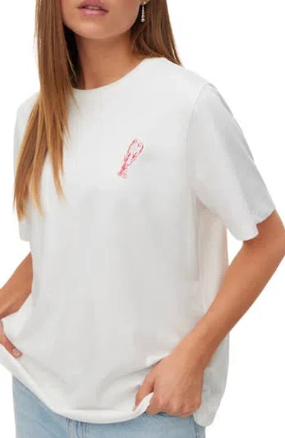 Vero Moda Ciara Caty Short Sleeve T-shirt In White