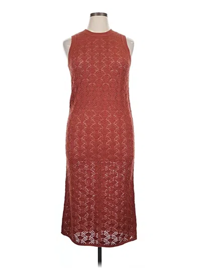 Pre-owned Vero Moda Cocktail Dress In Burgundy