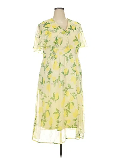 Pre-owned Vero Moda Cocktail Dress In Yellow