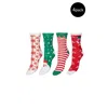 Vero Moda Cotton Tights & Women's Sock In Green
