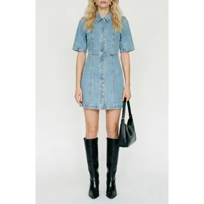 Vero Moda Daisy Denim Dress In Blue