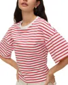 Vero Moda Dropped Shoulder Tee In Multi