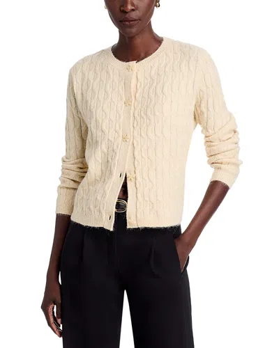 Vero Moda Elya Long Sleeve Cardigan In Birch