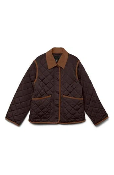 Vero Moda Emily Short Jacket In Brown