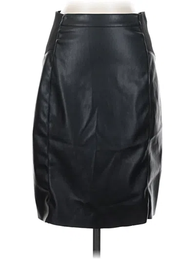 Vero Moda Faux Leather Skirt In Black