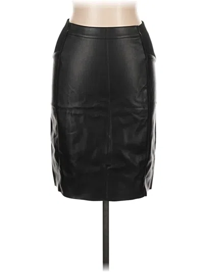 Vero Moda Faux Leather Skirt In Black