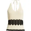 Vero Moda Florida Crochet Halter Top