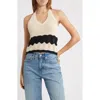Vero Moda Florida Crochet Halter Top In White