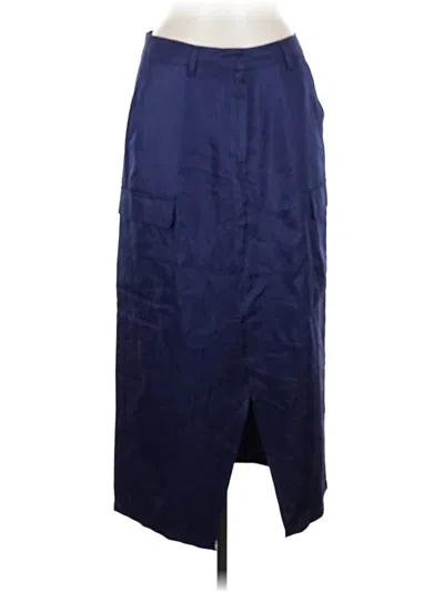 Pre-owned Vero Moda Formal Skirt In Blue