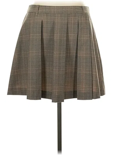 Pre-owned Vero Moda Formal Skirt In Brown