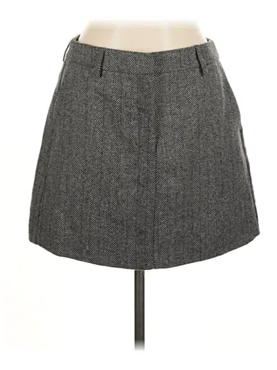 Pre-owned Vero Moda Formal Skirt In Gray