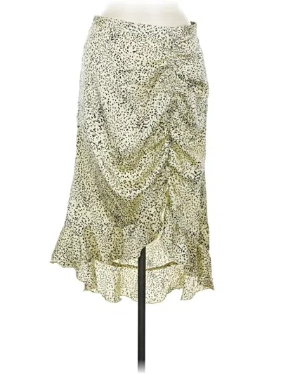 Pre-owned Vero Moda Formal Skirt In Silver