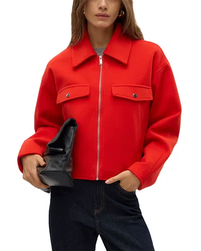 Vero Moda Fortune Short Jacket In Fiery Red