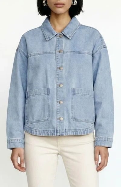Vero Moda Jamie Denim Shacket In Blue
