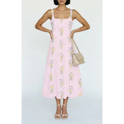 Vero Moda Jamie Floral Print Dress In Pink