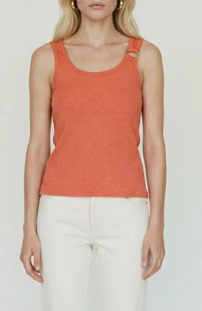 Vero Moda Kiki Scoop Neck Tank In Orange