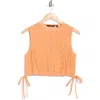 Vero Moda Kim Eyelet Sleeveless Crop Top