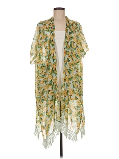 Pre-owned Vero Moda Kimono In Green