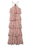 Vero Moda Lana Ruffle Tiered Halter Dress