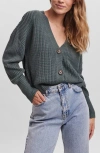Vero Moda Lea Cardigan In Balsam Green