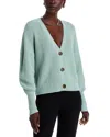 Vero Moda Lea V Neck Cardigan In Gray Mist