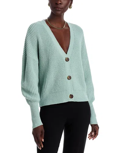 Vero Moda Lea V Neck Cardigan In Gray Mist