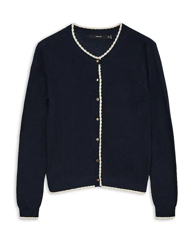 Vero Moda Lex Sun Contrast Cardigan In Blue