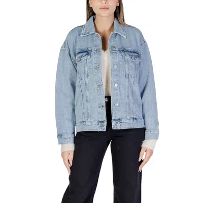 Vero Moda Blue Cotton Jackets & Women's Coat
