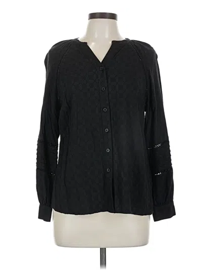 Pre-owned Vero Moda Long Sleeve Blouse In Black
