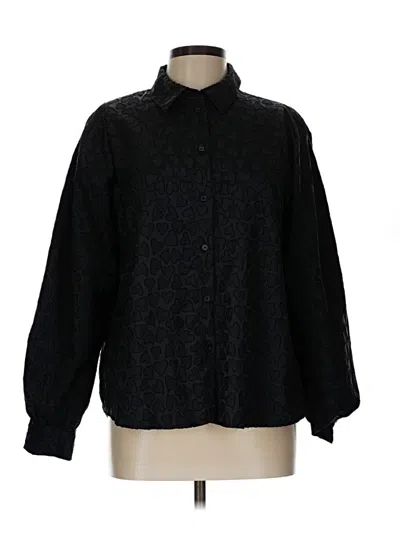 Pre-owned Vero Moda Long Sleeve Blouse In Black