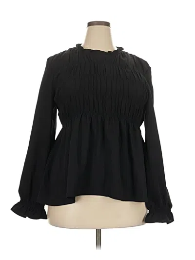 Pre-owned Vero Moda Long Sleeve Blouse In Black