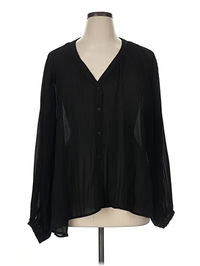Pre-owned Vero Moda Long Sleeve Blouse In Black