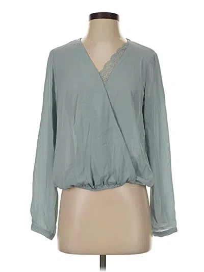 Pre-owned Vero Moda Long Sleeve Blouse In Gray