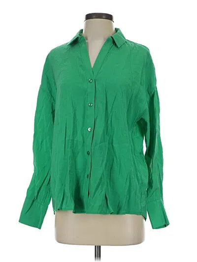 Pre-owned Vero Moda Long Sleeve Blouse In Green