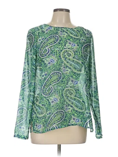 Pre-owned Vero Moda Long Sleeve Blouse In Green