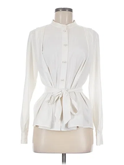 Pre-owned Vero Moda Long Sleeve Blouse In Ivory