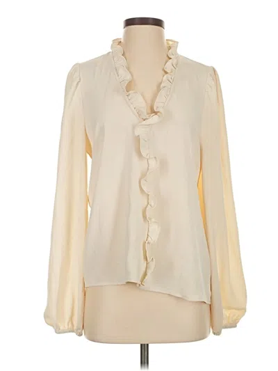 Pre-owned Vero Moda Long Sleeve Blouse In White
