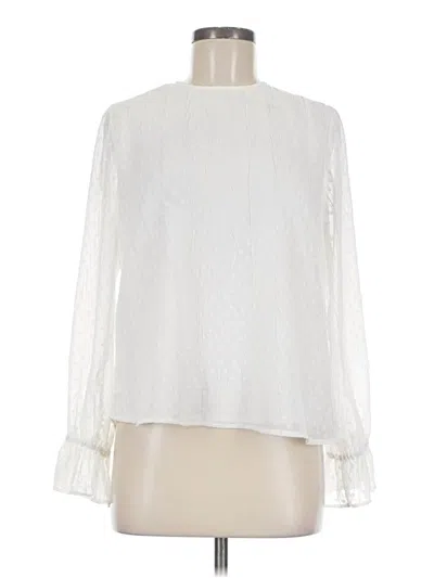 Pre-owned Vero Moda Long Sleeve Blouse In White