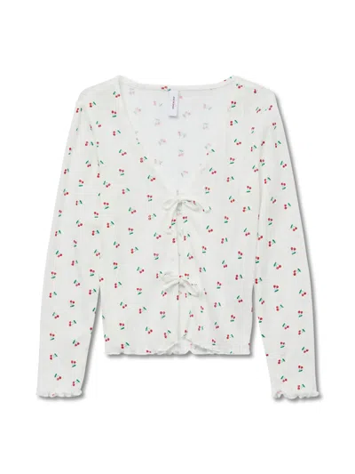Vero Moda Long Sleeve Cherry Cardigan