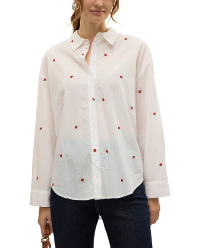 Vero Moda Long Sleeve Shirt In White