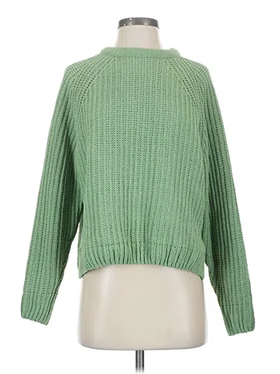 Pre-owned Vero Moda Long Sleeve Top Green Boatneck Tops