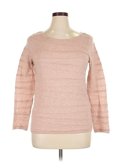 Pre-owned Vero Moda Long Sleeve Top Pink Boatneck Tops