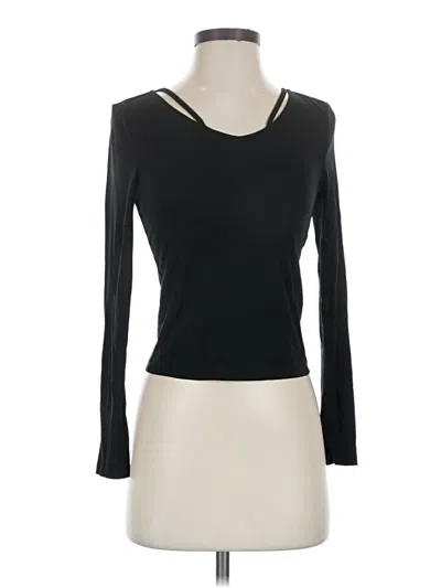 Pre-owned Vero Moda Long Sleeve T-shirt In Black