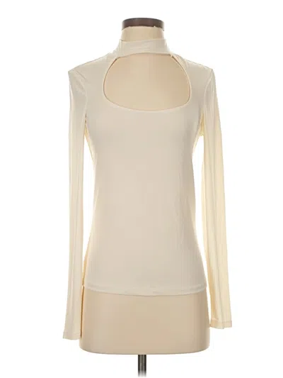 Pre-owned Vero Moda Long Sleeve T-shirt In Ivory