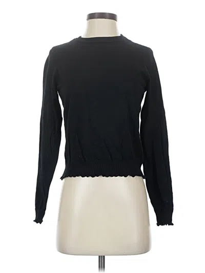 Pre-owned Vero Moda Long Sleeve Turtleneck In Black