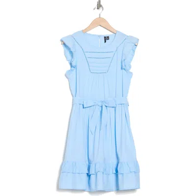 Vero Moda Lotta Cotton Dress In Dutch Canal