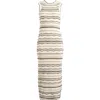 Vero Moda Madeira Open Stitch Cotton Blend Maxi Sweater Dress